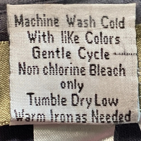 The Territory Ahead Eyelet Gray Blue Short Sleeve Scoop Neck Dress Size 12 - Picture 7 of 7